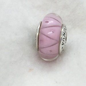 Pandora Pink Looking Glass Murano Bead ONLY 4 LEFT